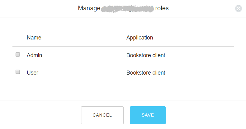 Adding roles to users.