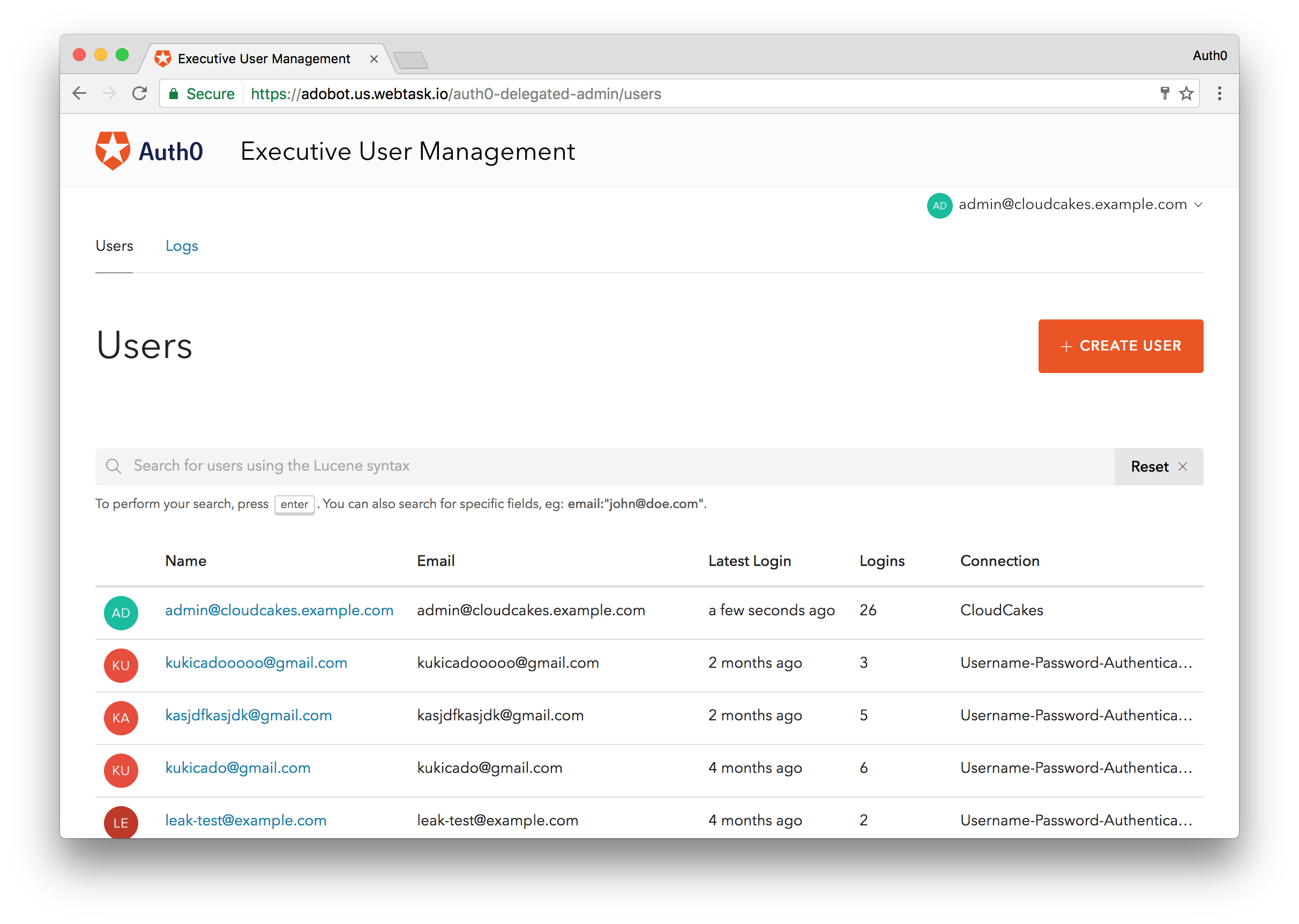 Delegated Admin Dashboard with Permissions