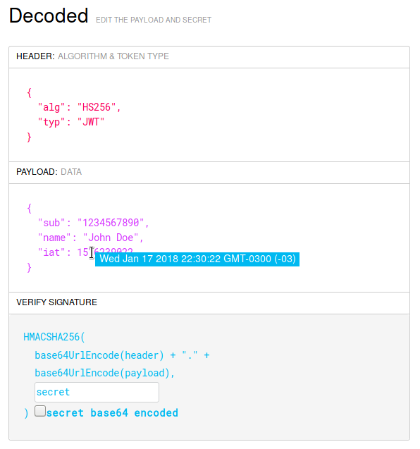 Human readable timestamps