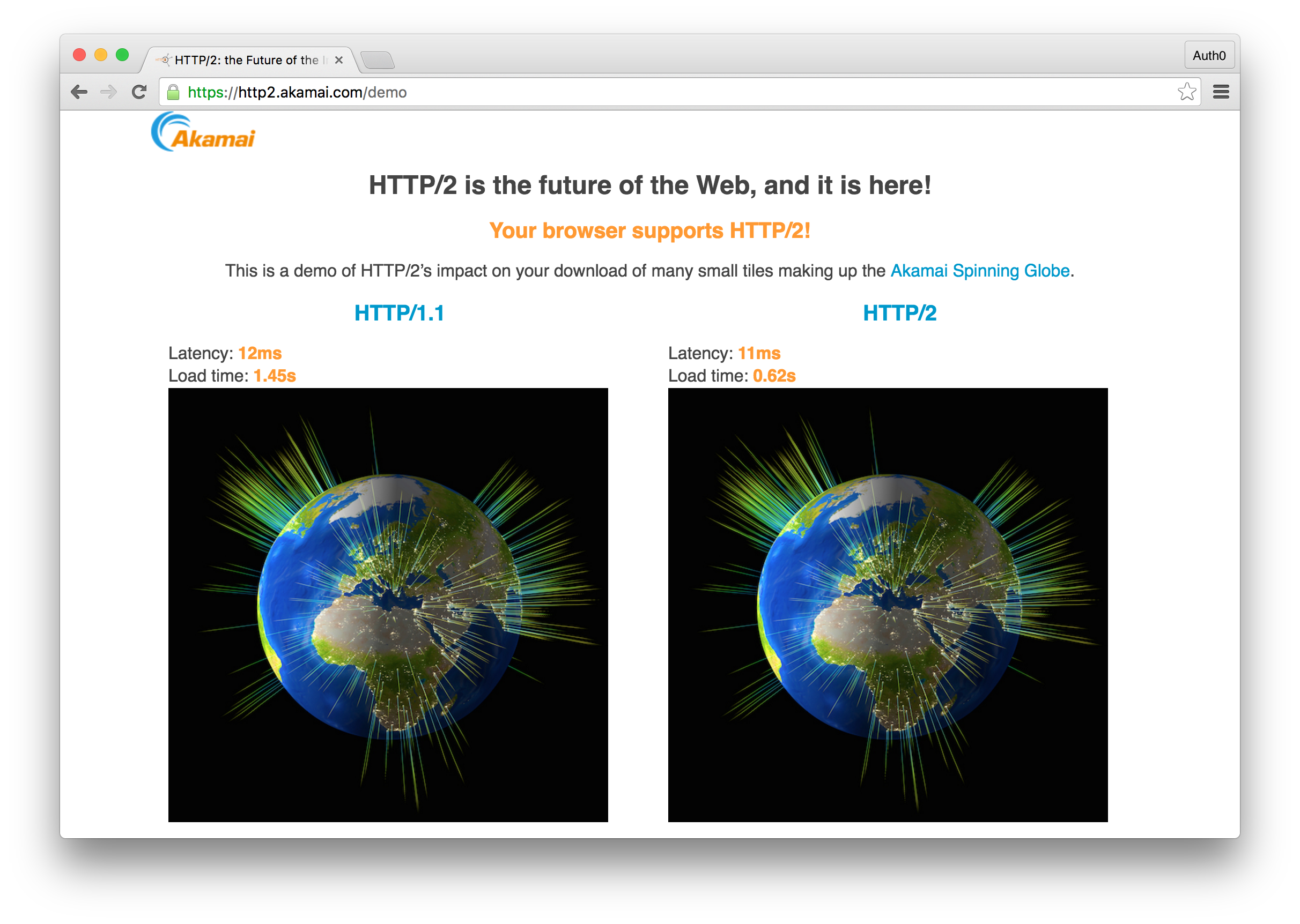 Akamai HTTP/2 Demo