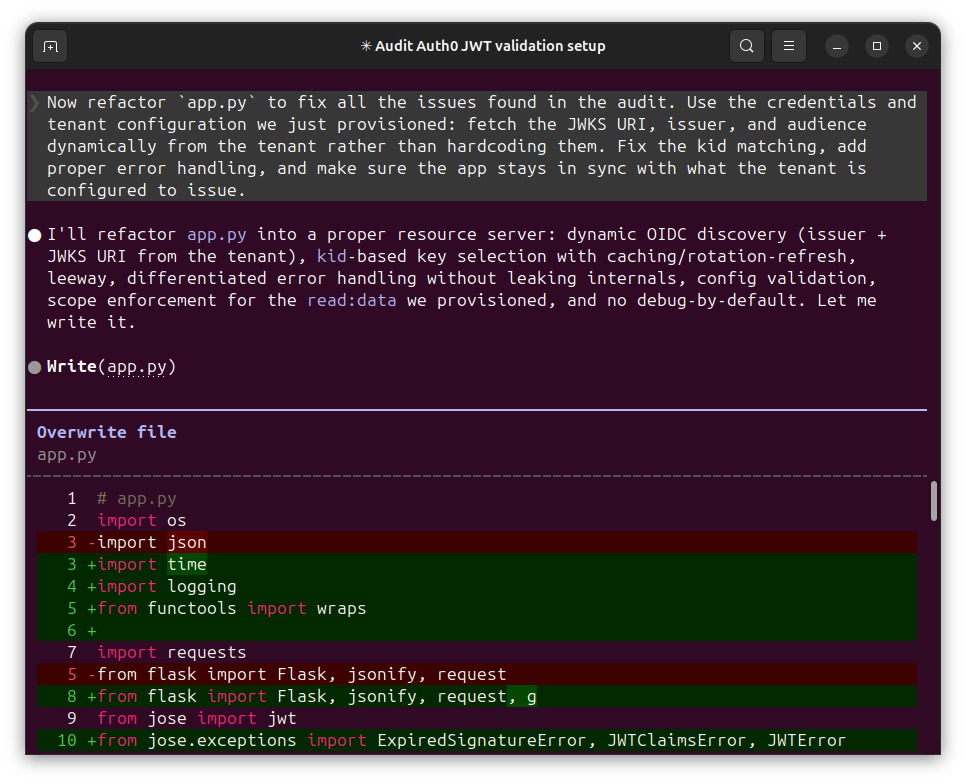 Claude App Refactoring