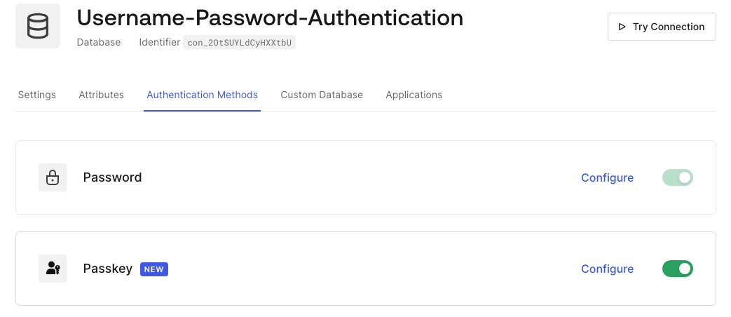 Username-Password-Authentication Screen