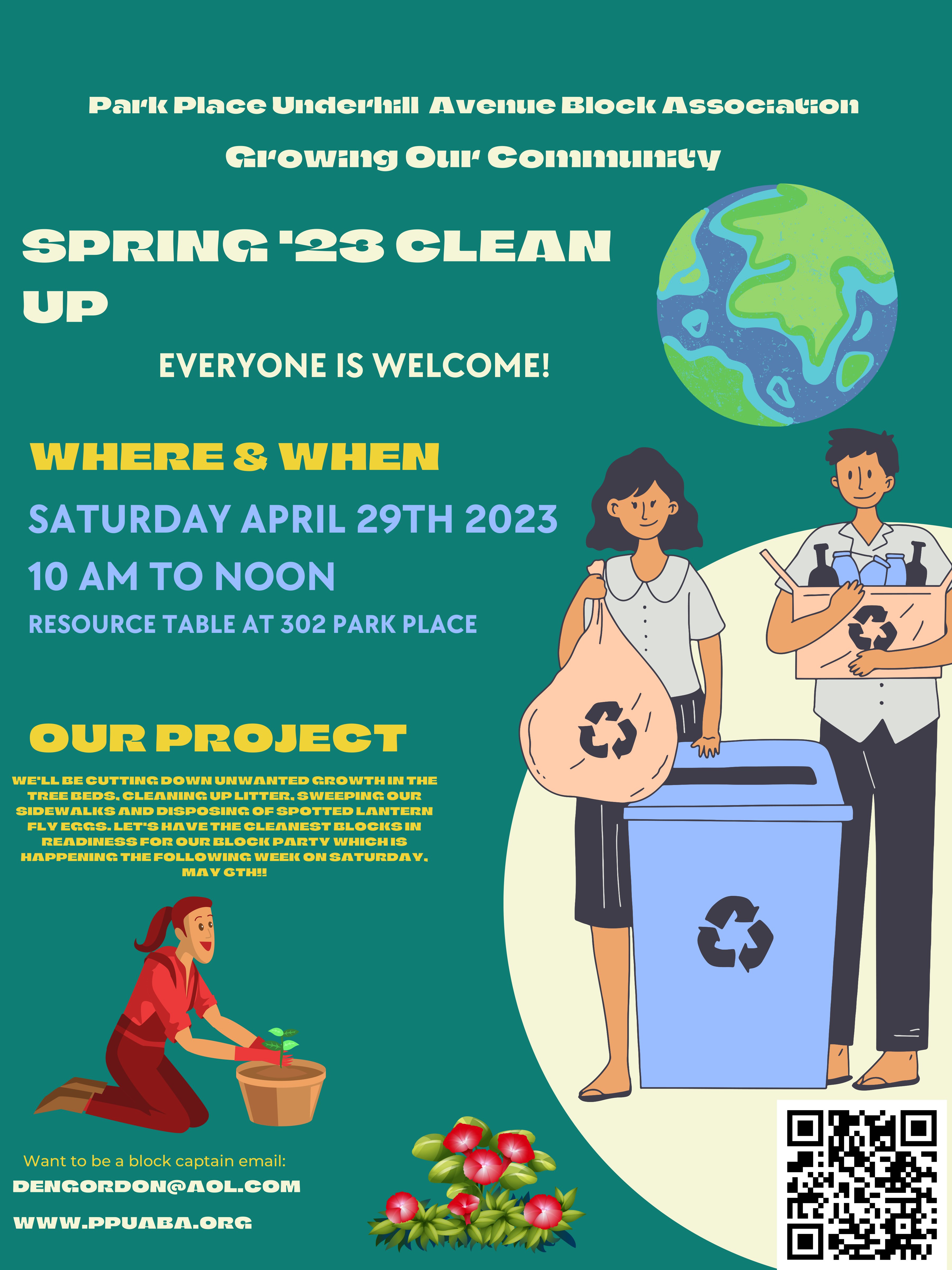 PPUABA spring clean-up flyer 2023-04-29