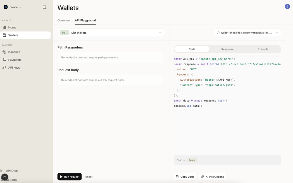 SDP wallet