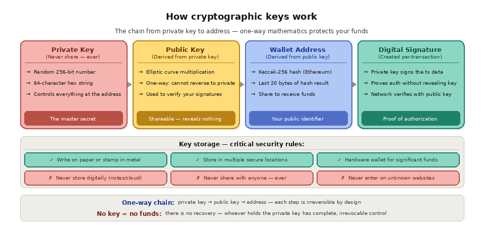 Key management - How cryptographic keys work