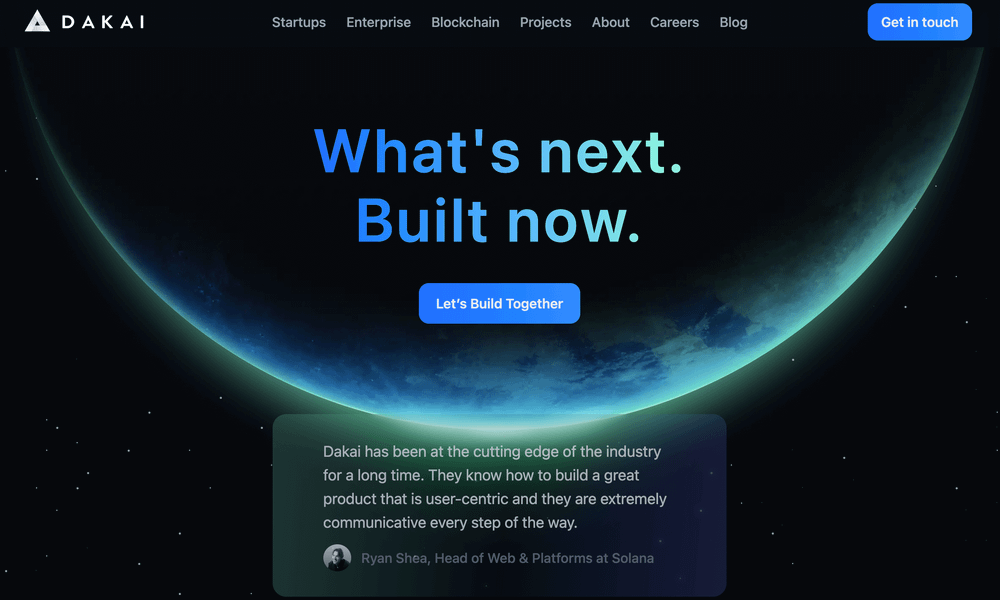 Dakai-homepage