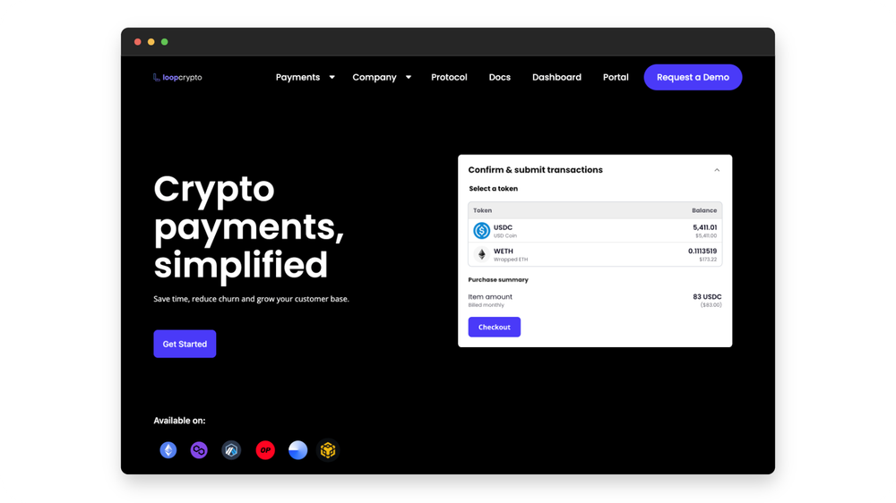loop-crypto-homepage