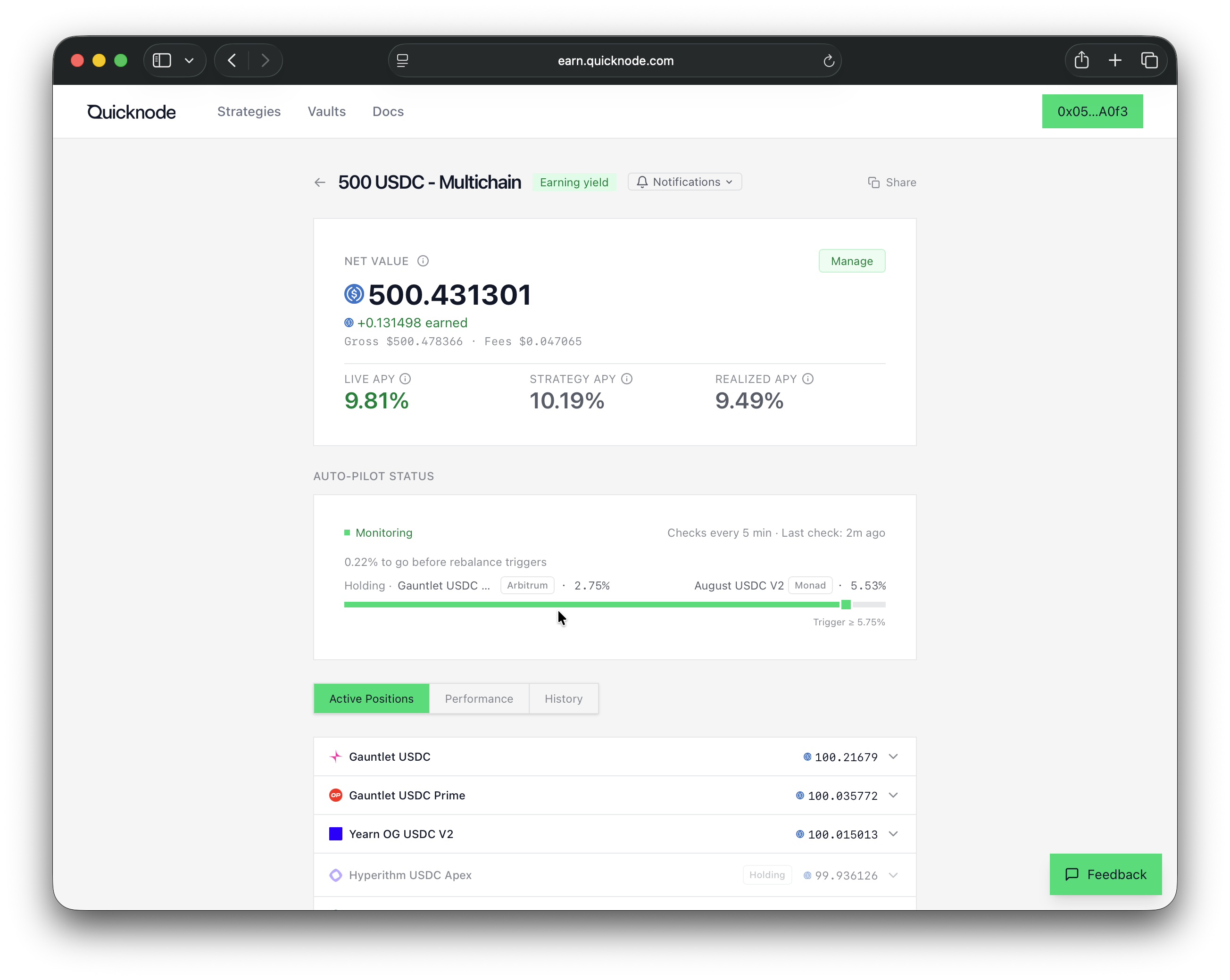 Quicknode earn what is does