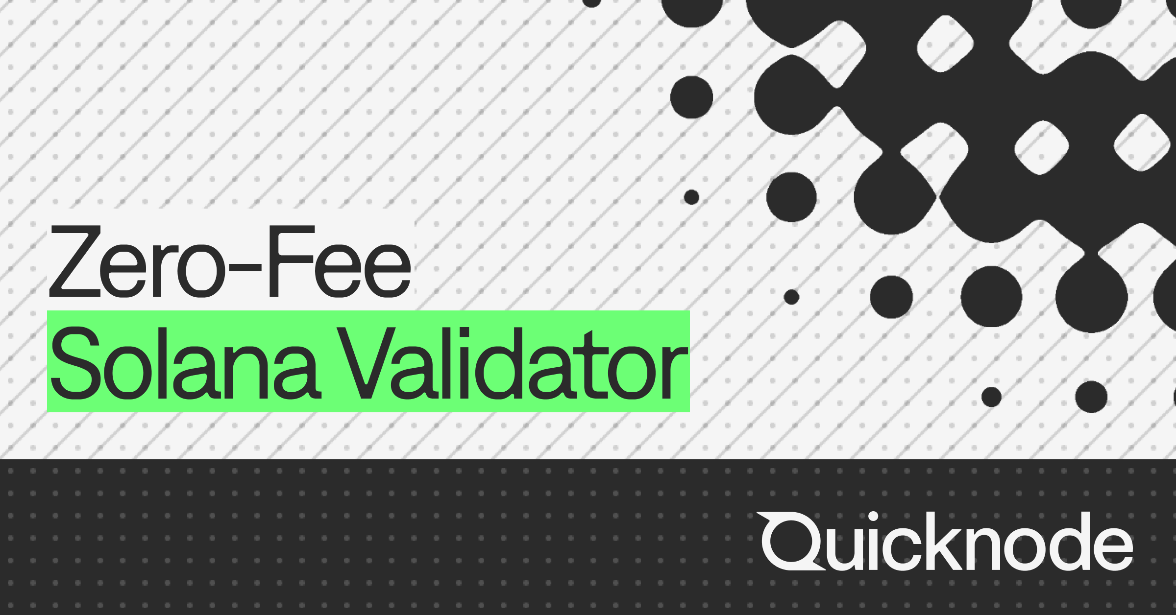 Solana Validator with Zero Fees and 100% Uptime | Quicknode