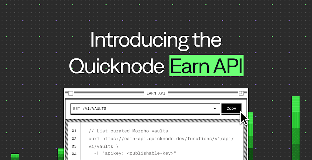 Introducing the Quicknode Earn API: Automated USDC Yield in Your App