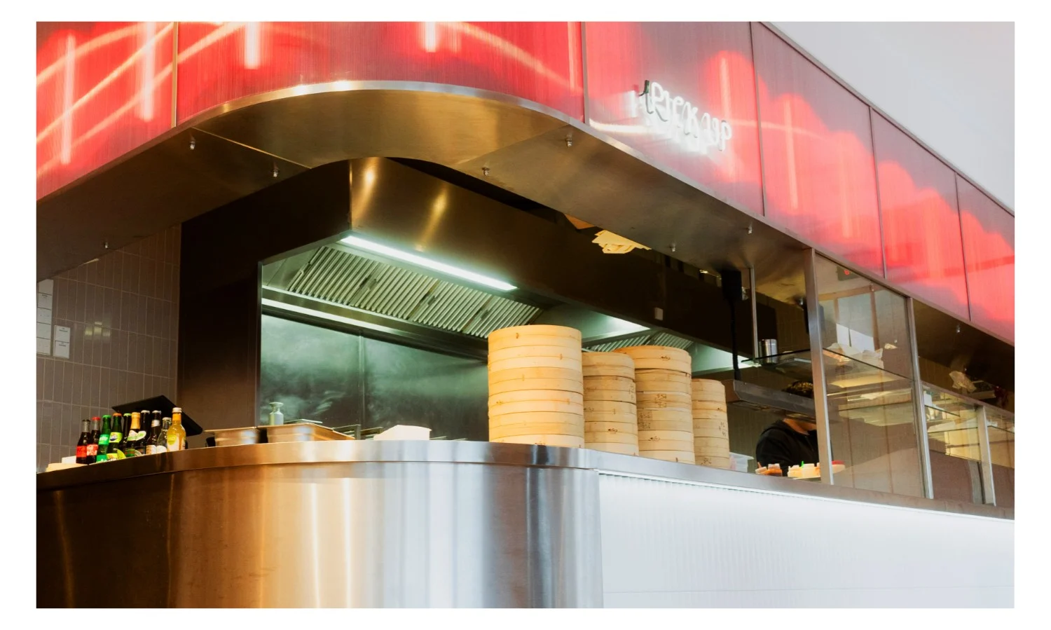Shiso Burger kitchen view