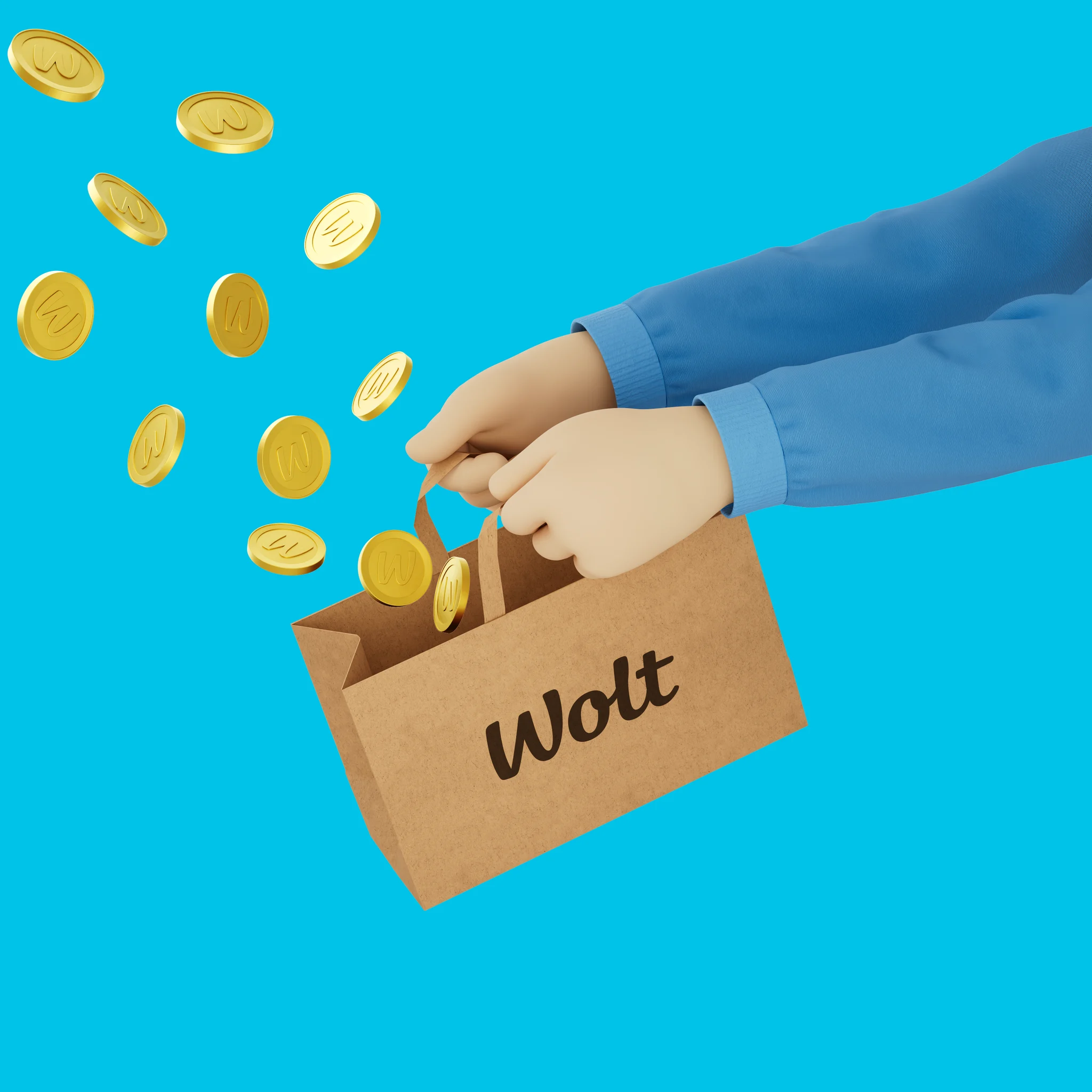 Earn money with Wolt