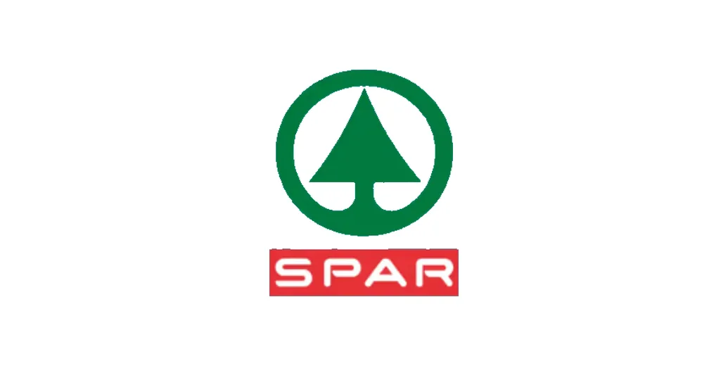 Spar tree logo isolated on white background, cropped and cleaned from the existing Spar marketing asset, sized to the 1035x520 brand-logo template used across Grocery Brand cards.