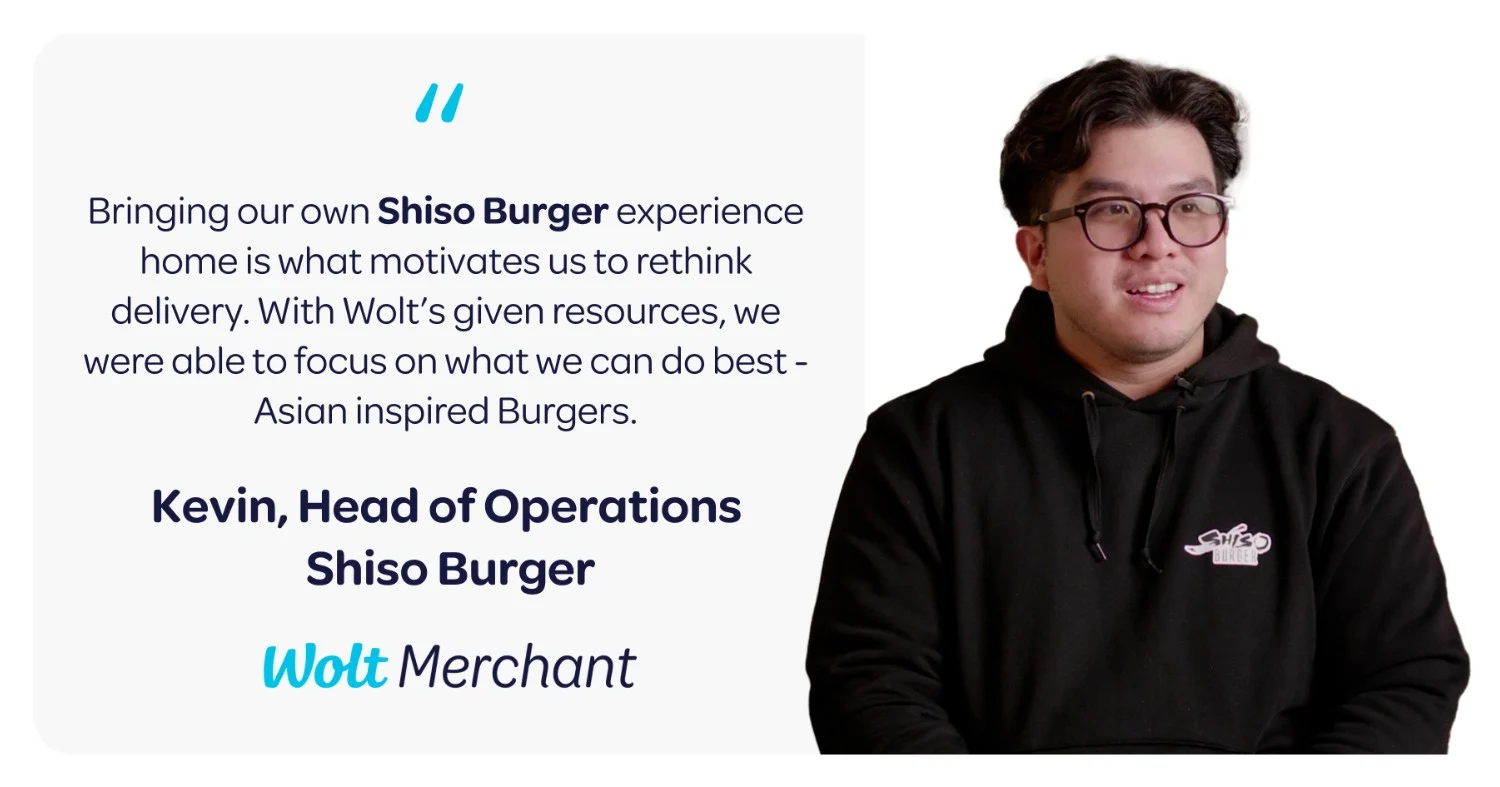 Kevin, Head of Operations, Shiso Burger