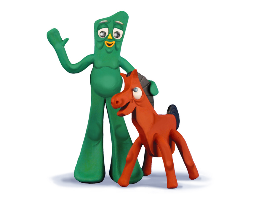 Gumby and Pokey Toy Story The Later Years Purple Clover