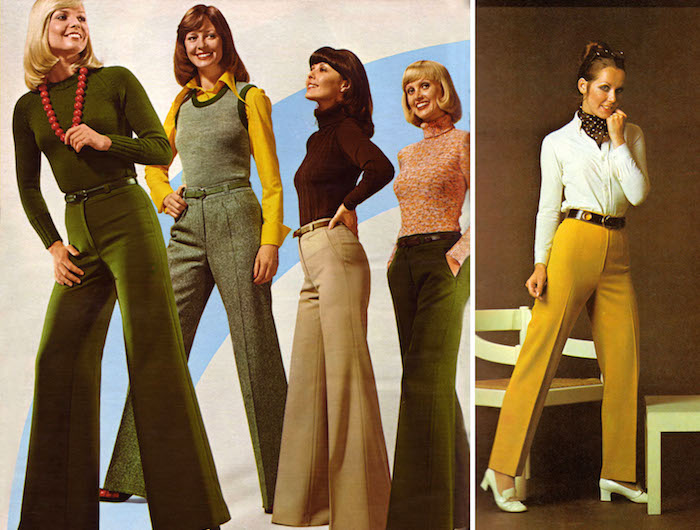 Tight Pants With Flared Bottoms | '70s 
