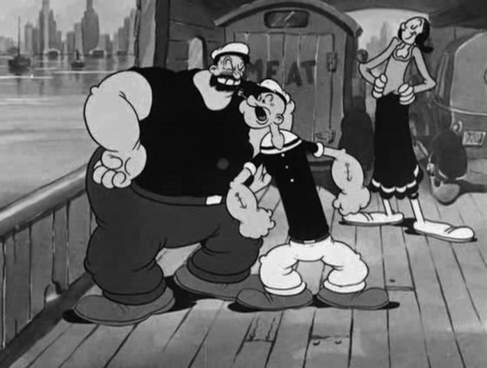 Popeye vs. Bluto Our 15 Favorite Movie & TV Rivalries Purple Clover