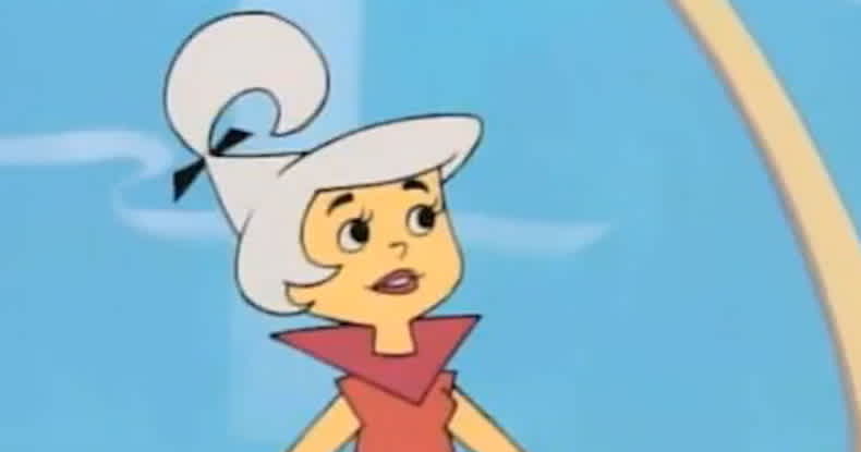 Judy Jetson Classic Cartoon Characters Purple Clover