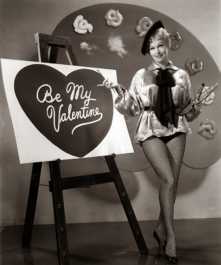 Karen Steele 20 Vintage Valentine S Day Pinups Purple