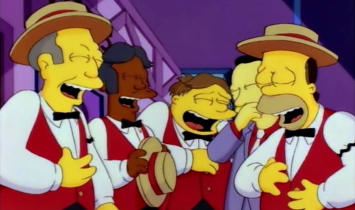 The Be Sharps ("Homer's Barbershop Quartet") | 20 Most Brilliant ...