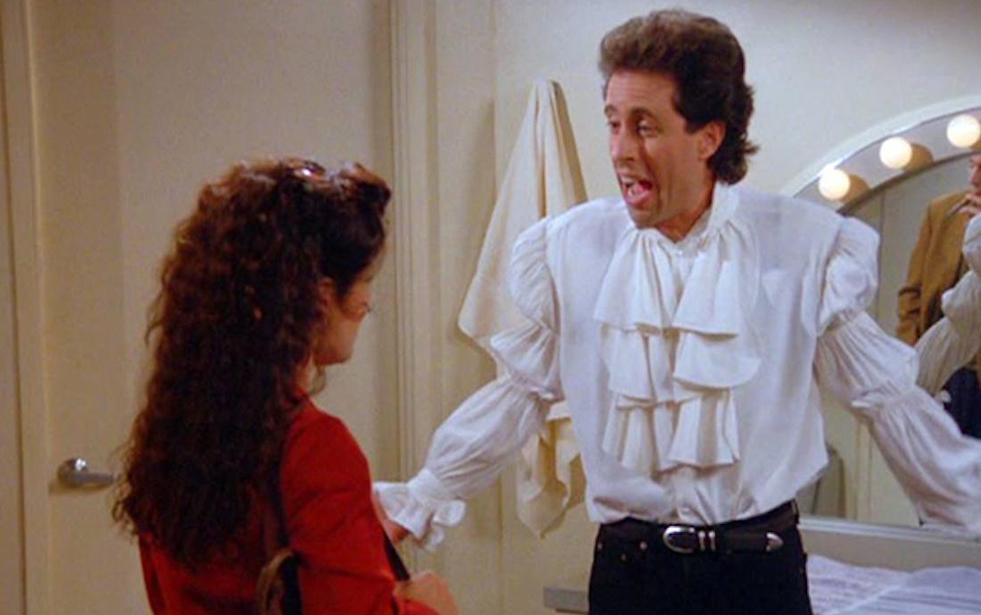 The Puffy Shirt 20 Ultimate Seinfeld Moments Purple Clover