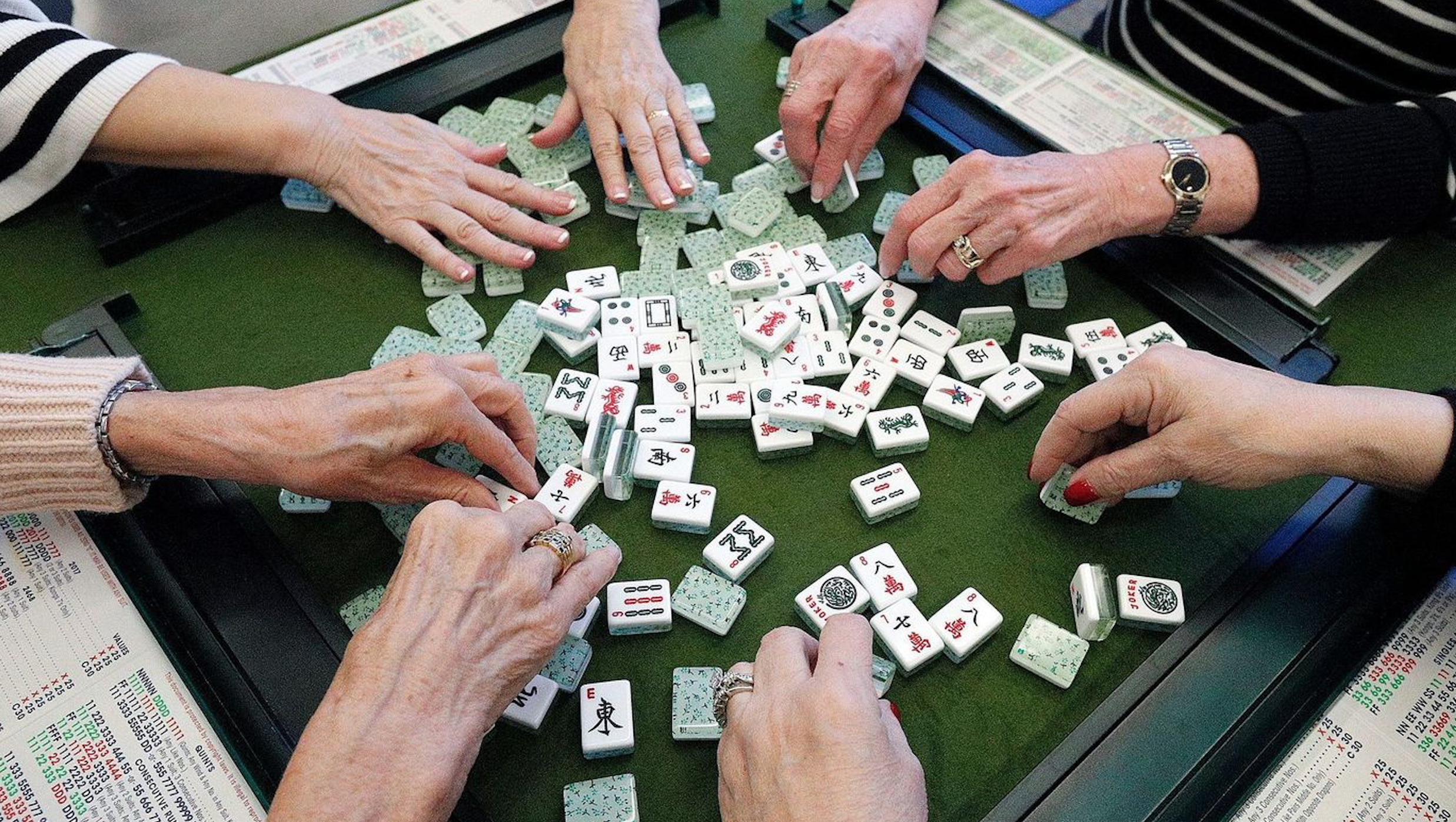The Return Of Mahjong Game Night With The Girls Purple Clover