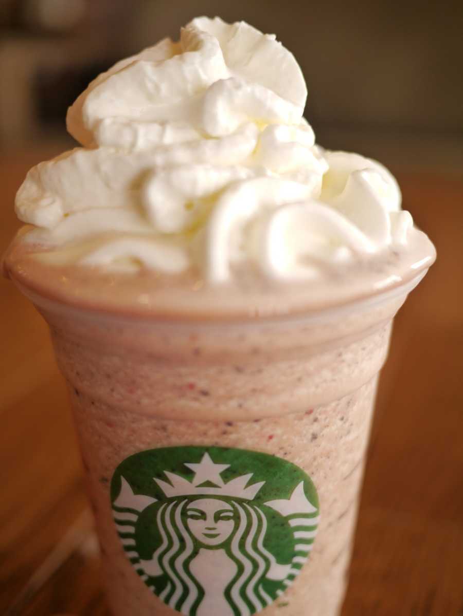 Starbucks Captain Crunch Frappuccino.