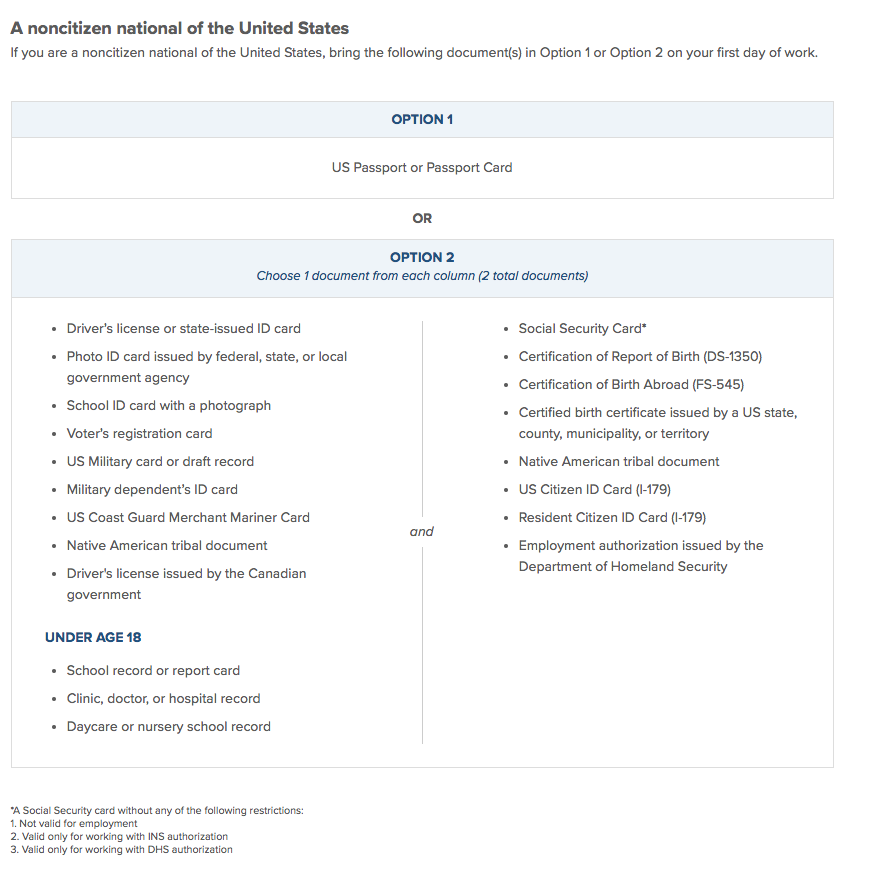 Noncitizen national I-9 Details