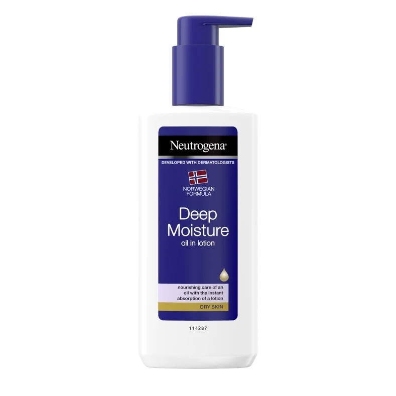 Neutrogena Norveška Formula Deep Moisture uljani losion za suvu kožu