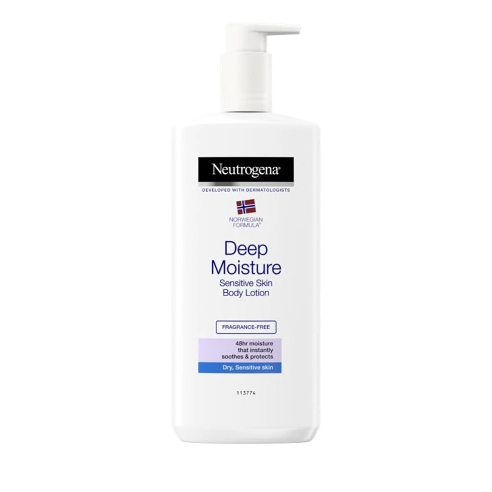 Neutrogena® Norwegian Formula Deep Moisture hipoalergenski losion za suvu i osetljivu kožu	