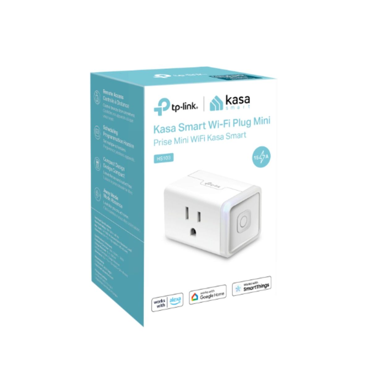 Image de la boîte de la MiniPrise intelligente Mini de Kasa