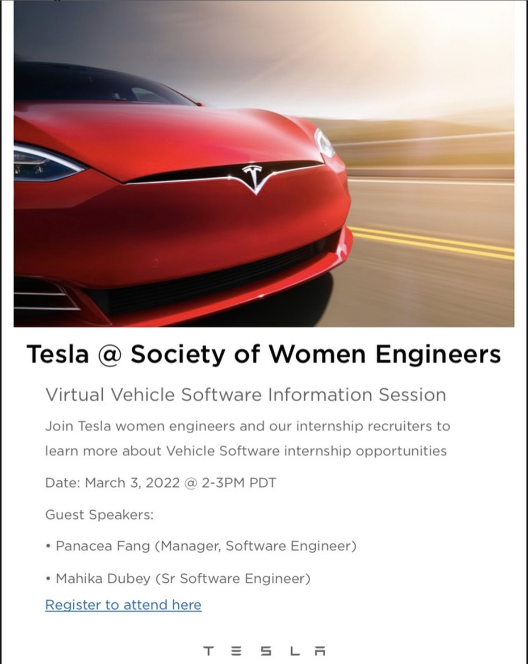 Tesla event 