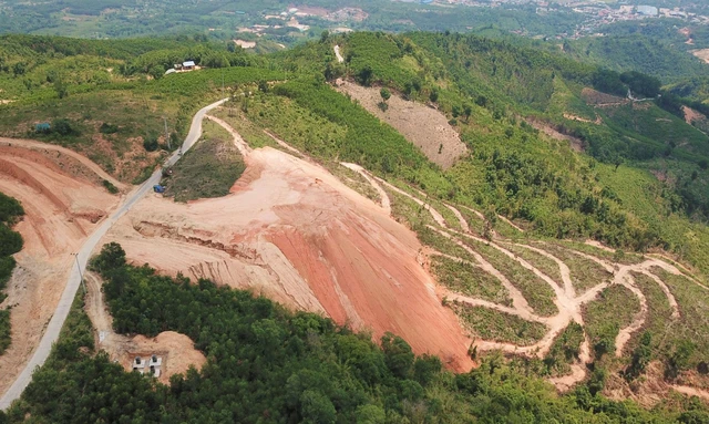 Doanh nghiệp điện gió vượt quá 10 ha diện tích đất thi công