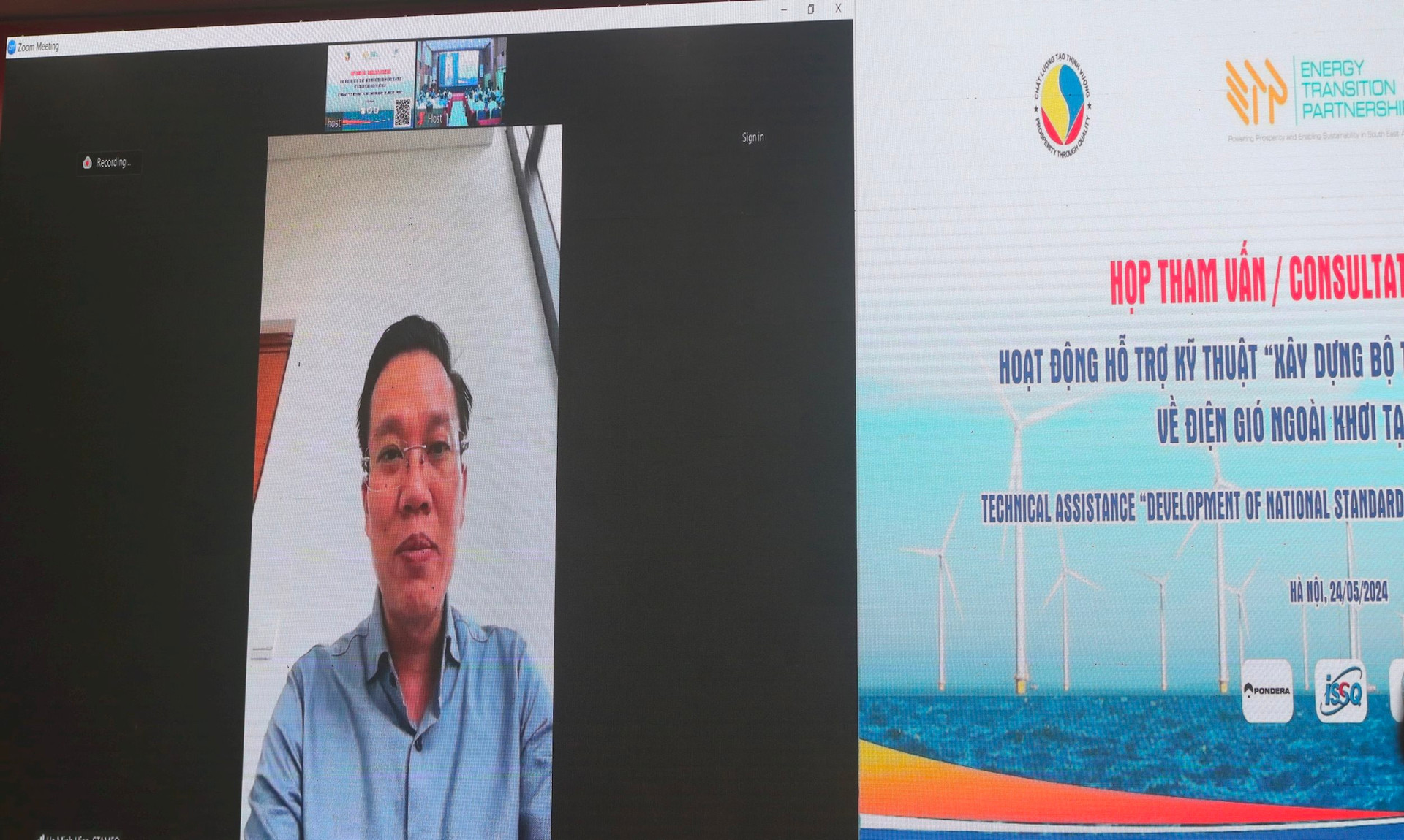 Tham vấn hỗ trợ kỹ thuật xây dựng bộ tiêu chuẩn quốc gia về điện gió ngoài khơi tại Việt Nam