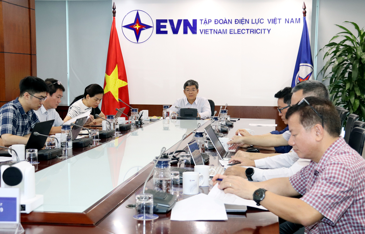 Tập Đoàn Điện Lực Việt Nam (EVN) làm việc với chủ đầu tư dự án điện gió Monsoon (Lào)