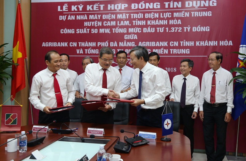 Lễ Ký Kết Hợp đồng dự án Điện mặt trời Điện lực miền Trung