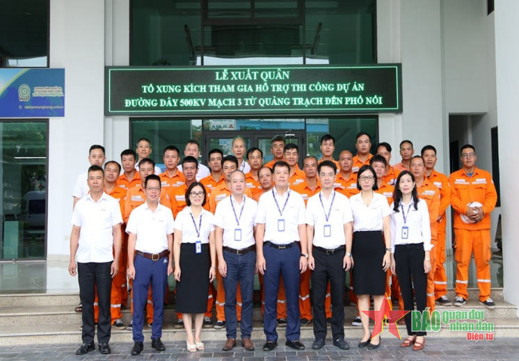 Điện lực Ninh Bình góp sức cho dự án đường dây 500kV mạch 3