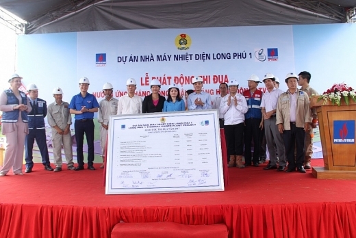 Nhiệt điện Long Phú 1: Tổ chức phát động thi đua