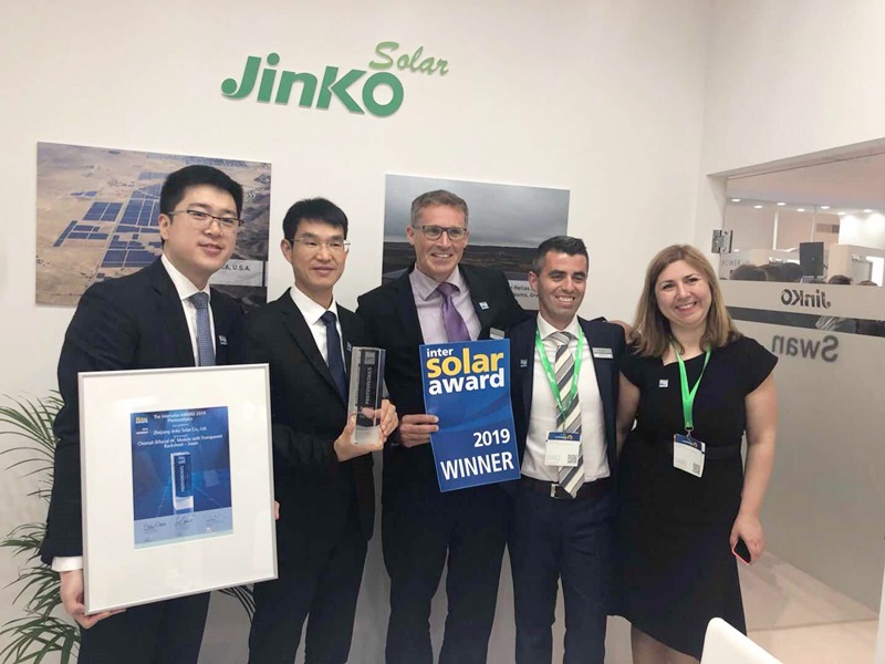 JinkoSolar nhận giải thưởng Intersolar 2019