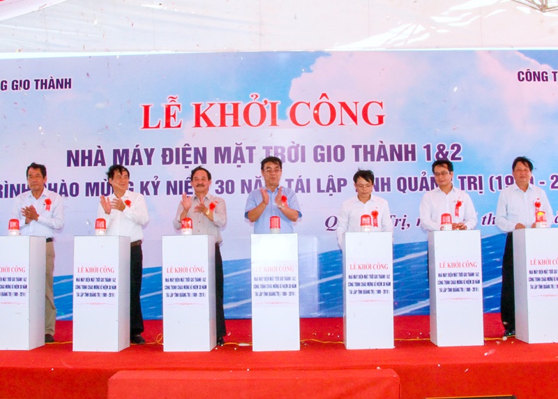 Quảng Trị: Khởi công Nhà máy điện mặt trời Gio Thành 1 và 2