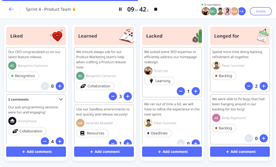The 4Ls Retrospective Template | Neatro