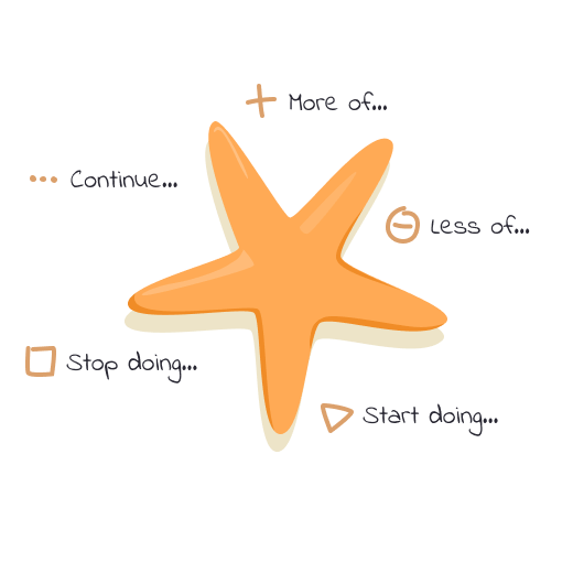Starfish Starfish Retrospective Illustration for Neatro