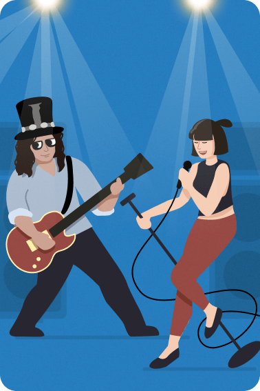 Rock Band Sprint Retrospective Template