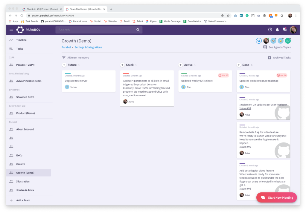 Parabol Free Retrospective Tool
