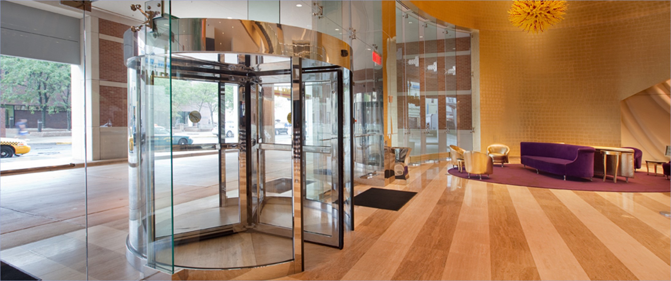 Strefa wejścia w hotelu