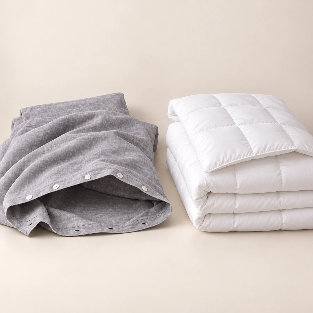 Duvet Cover + Comforter Sets in woven cotton
