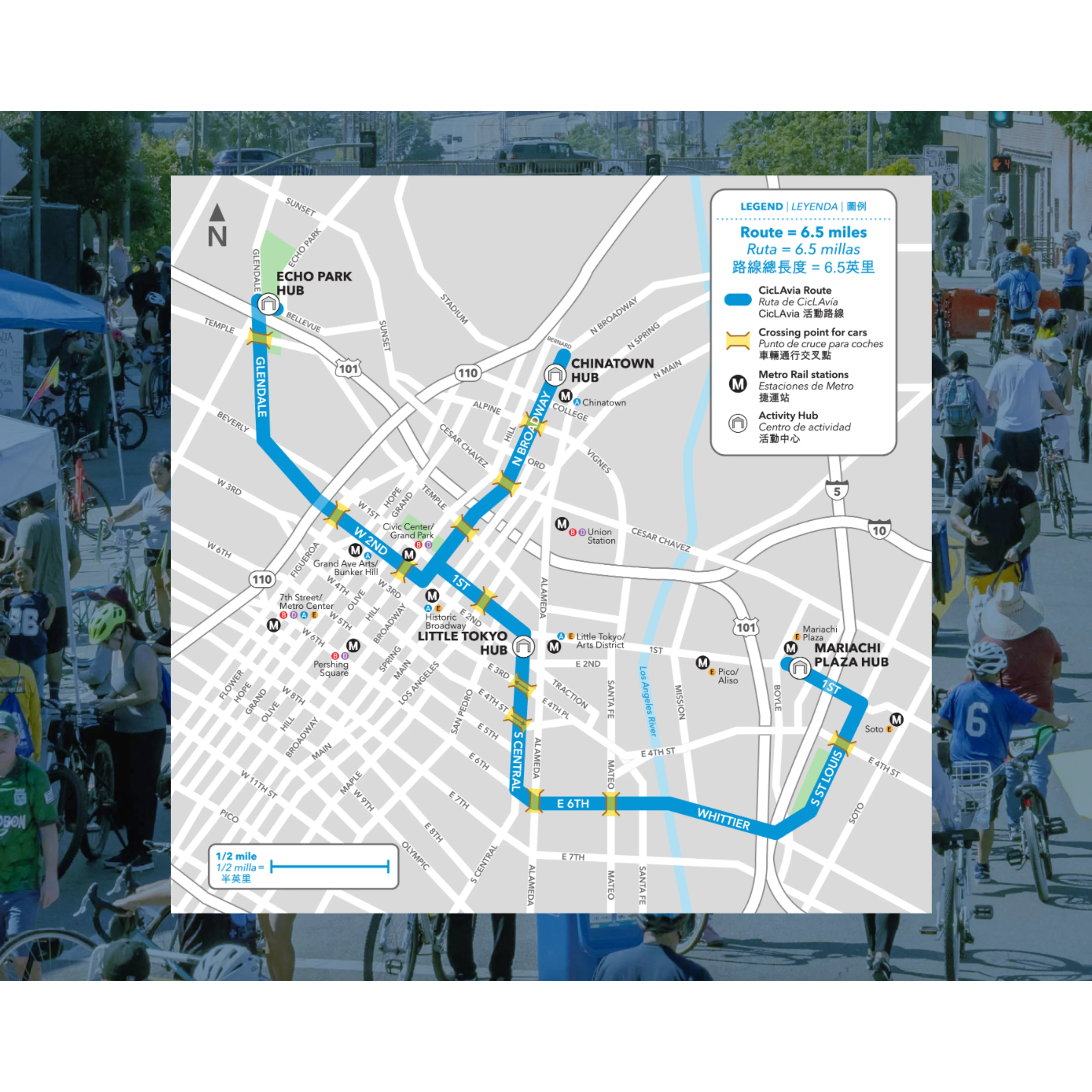 CicLAvia Heart of Downtown LA