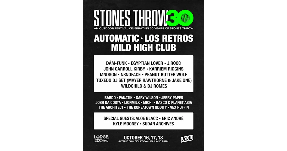 Stones Throw 30 (Day 1 of 3)