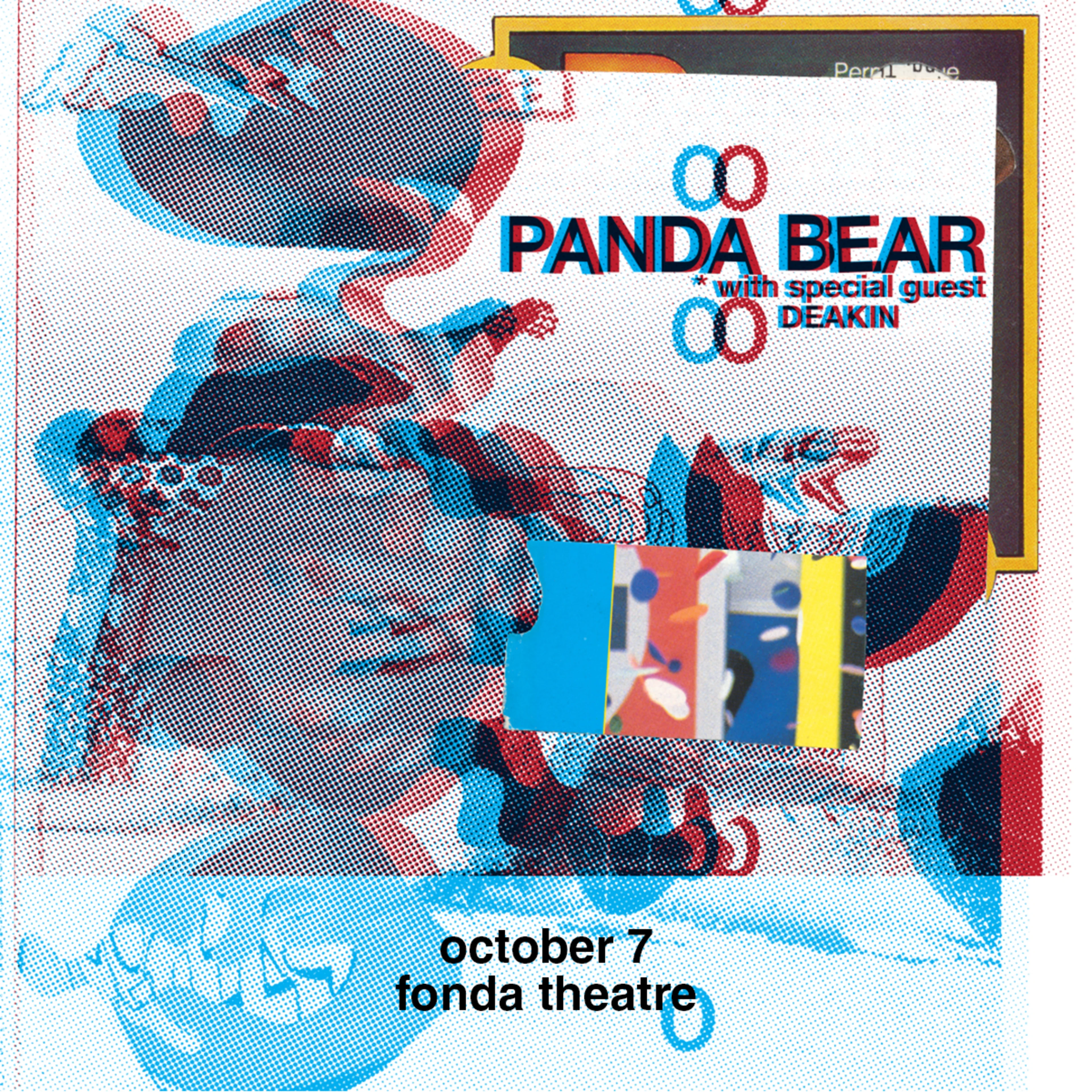 Promotional image for Panda Bear at the Fonda Theatre on Tuesday October 7