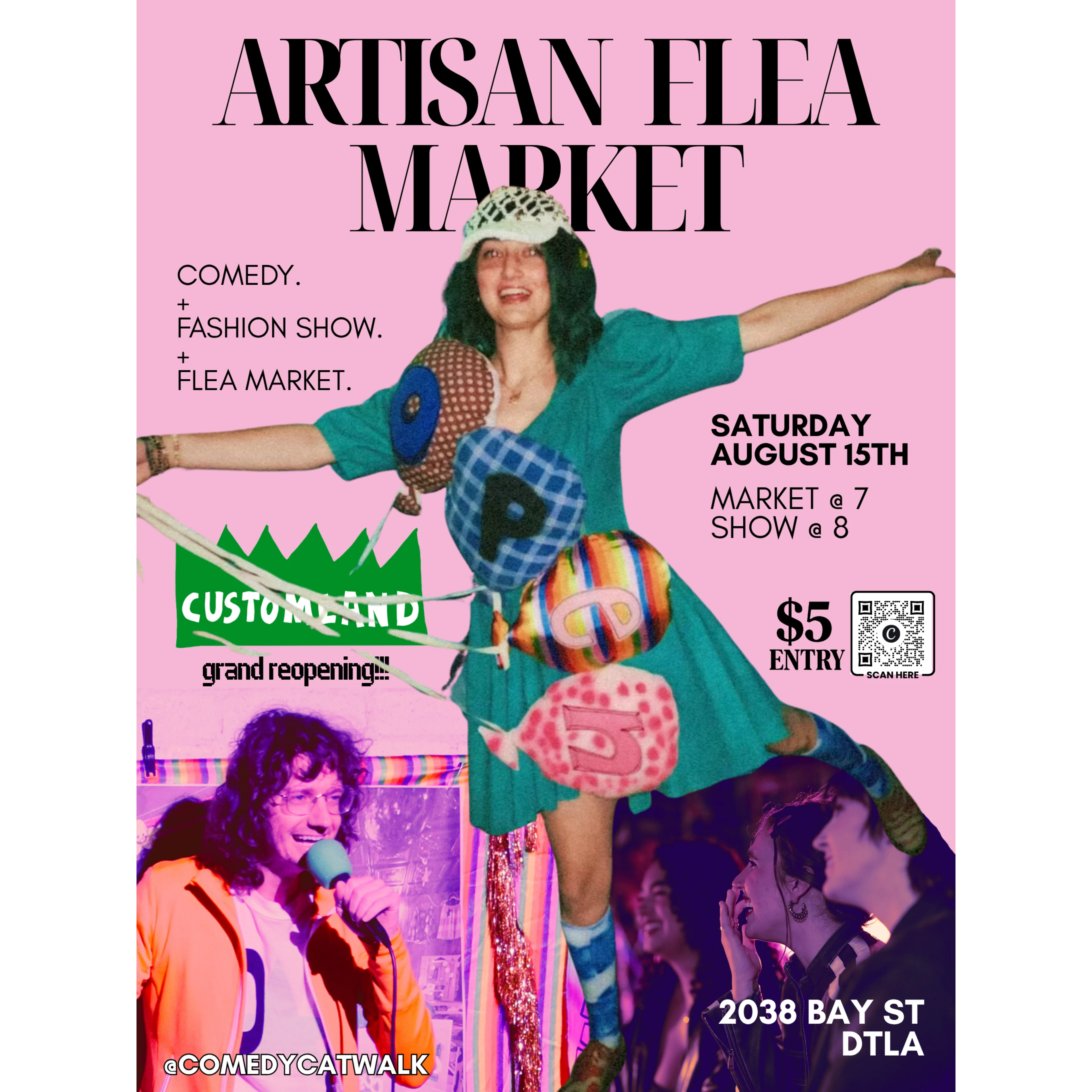 Comedy Catwalk Comedy Fashion Show and Flea Market